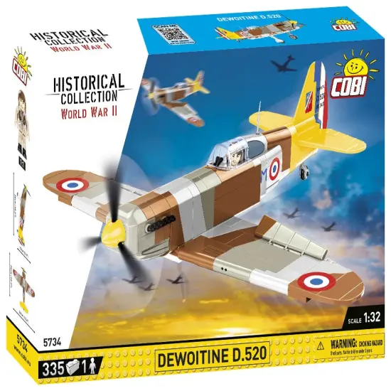 COBI Historical Collection World War II Dewoitine D.520 Plane {1}