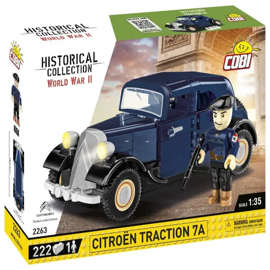 COBI Historical Collection: World War II 1934 Citroen Traction 7A Vehicle {2}