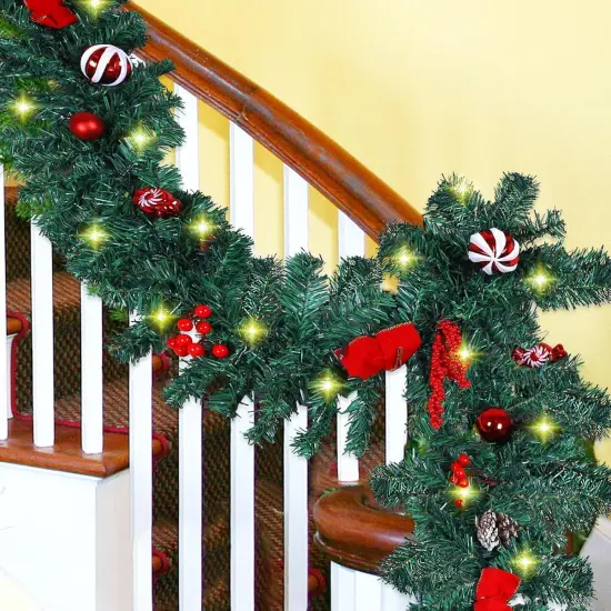 9 FT LED Christmas Garland {1}