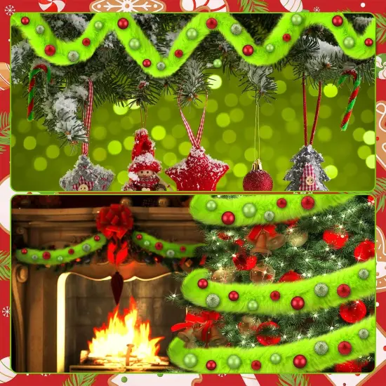 LED Lighted Christmas Tree Garland {3}