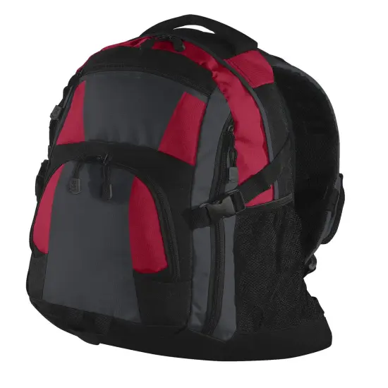 Port Authority&reg; Urban Backpack Red/Magnet/Blk {1}