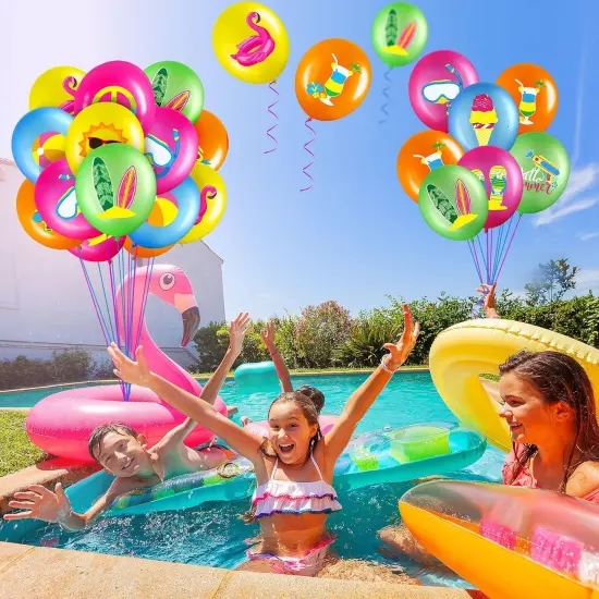 50 Pcs Summer Theme Party Balloons {3}
