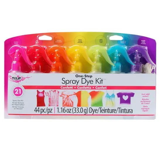 Tulip Confetti 7-Color Spray Dye Kit {1}