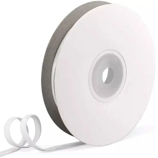 Elastic Band 1/4'' Wide 10yd,Stretch Strap,High Elastic Cord,for Sewing Crafting White {4}
