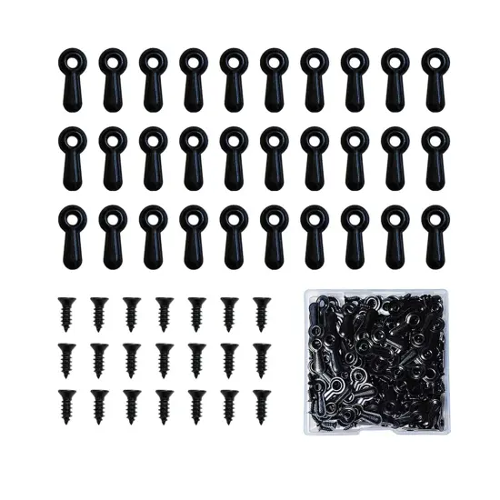 100 Pieces Metal Picture Frames Turn Button Fasteners with 100 Pieces Screws, Picture Frame Hardware Backing Clips Picture Turn Button Frame Picture Turn Button Fasteners Set {1}