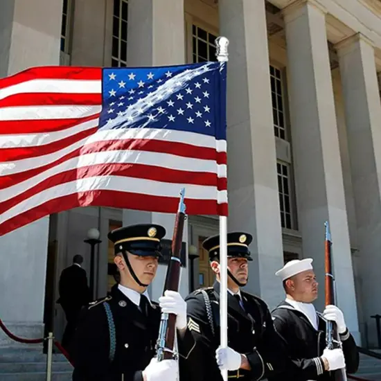 Tangle Free Spinning Flag Pole Aluminum 6FT Two Piece Design Durable Rust Free Silver gray {5}