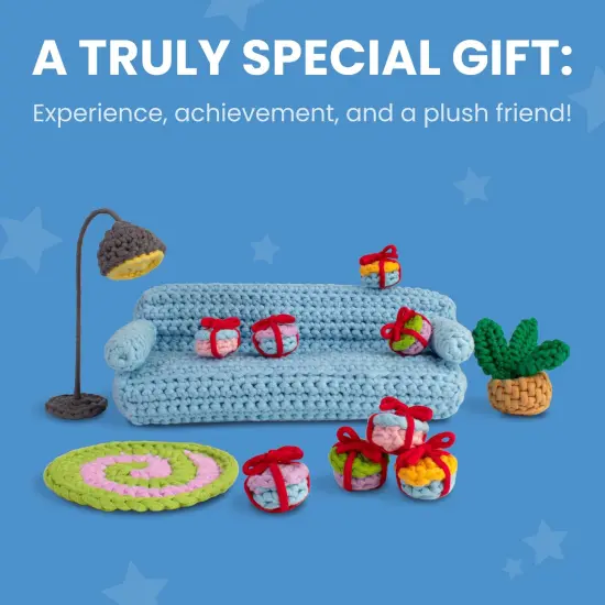 Cookie Box Crochet Kit for Beginners - Learn to Craft Amigurumi Stuffed Animals - Knitting Gift for Kids (13+) and Adults - Beginner-Friendly Yarn - Stitch-by-Stitch Video Tutorial - Oyster Pearl {3}