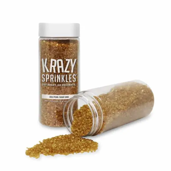 Gold Pearl Sugar Sand Sprinkles {2}