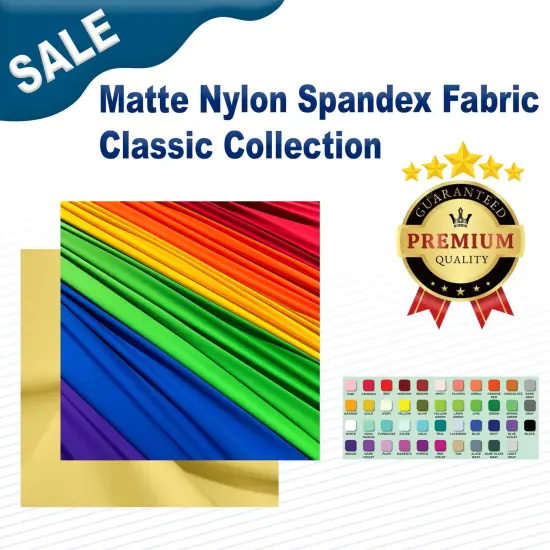 Matte Nylon Spandex Fabric Classic Collection Rig Pink {2}