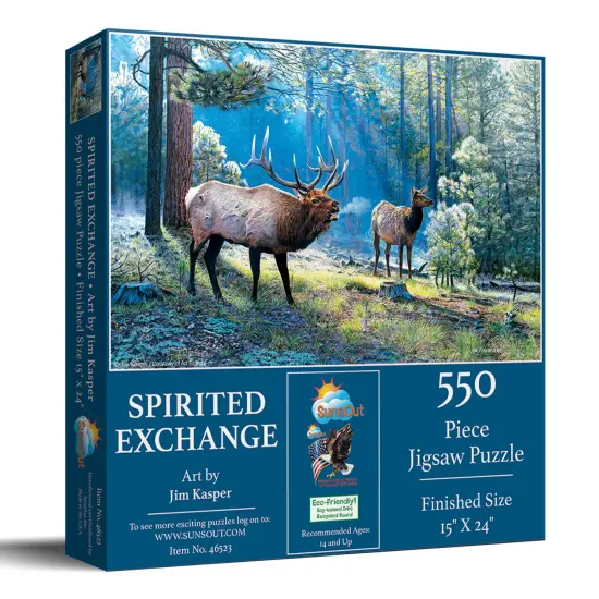 Sunsout Spirited Exchange 550 pc Jigsaw Puzzle 46523 {3}