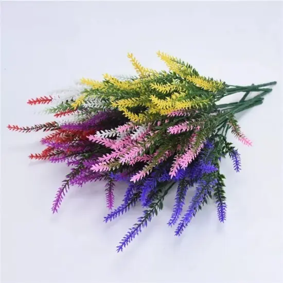 4pcs Lavender Plants for Elegant Table Decor & Relaxing Fall Ambiance White {5}