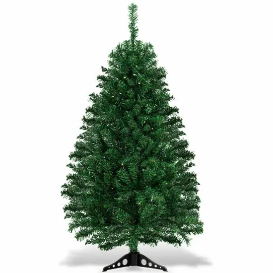 4 Feet Tabletop Artificial Christmas Tree with LED Lights {1}