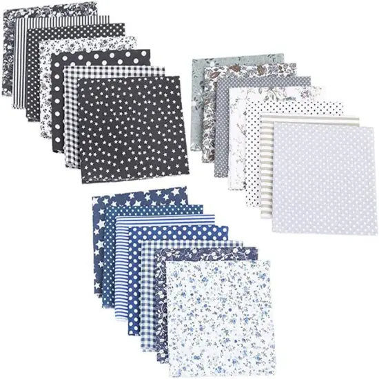 21 Pcs 10" x 10" Quilting Fabric Patchwork Squares Sheets Precut Fabric {1}