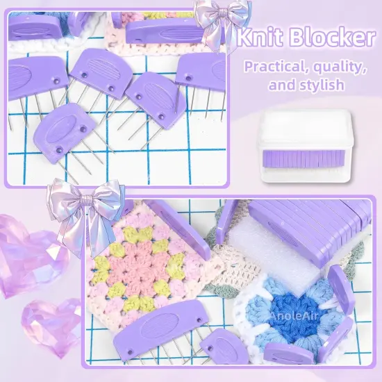 25 Pcs Crochet Blocking Pins Kits {4}