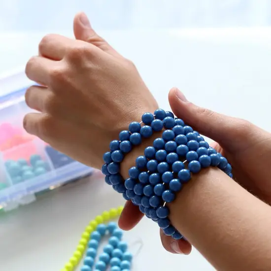 Stretch Magic Bead & Jewelry Cord - Strong & Stretchy, Easy to Knot - Clear Color - 0.5mm Diameter - 100-Meter (328 ft) Spool - Elastic String for Making Beaded Jewelry {6}