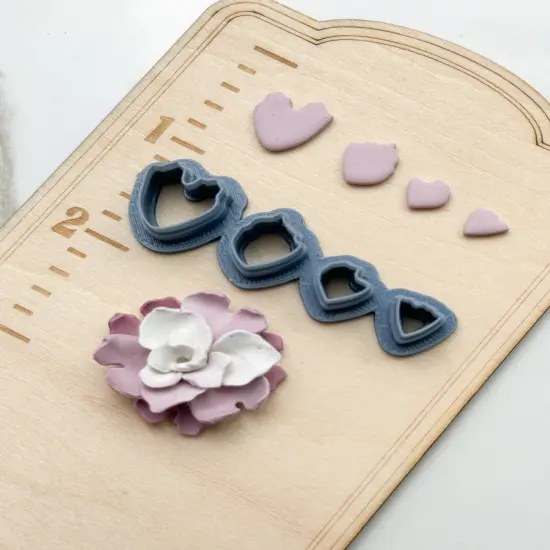 ORGANIC PETAL PUNCH CLAY CUTTER SET {2}