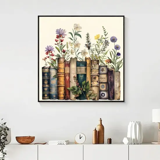 5D DIY Round Full Drill Painting with Gem Art Craft Kits for Home Wall Decor 14x14 Inch {2}