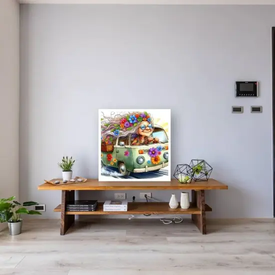 Car Stamped Cross Stitch Kits - Needlepoint Counted Cross Stitch Kits for Beginners Adults {3}