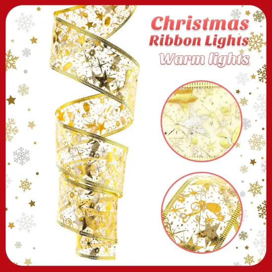 Christmas Tree Gold Garland Christmas Decorations Indoor Outdoor Party Decorations {5}