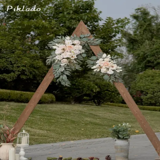 Wedding Welcome Signs Floral Swag Wedding Reception Ceremony Signs Decor {5}