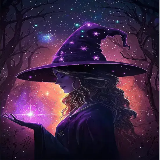 12x16inch - Witch Diamond Painting Kits for Adults {1}