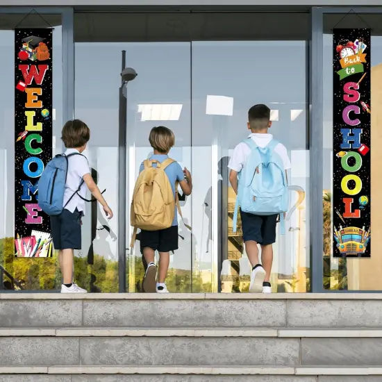 Welcome Back to School Banner Banner for Doorway {5}
