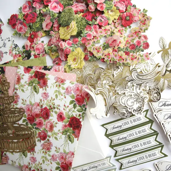 Garden Fountain Easel Finishing School Kit {4}