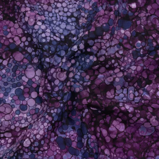 1 Yard Northcott Amethyst Bubbles Printed Quilting Cotton Fabric 43 Inches Wide {2}
