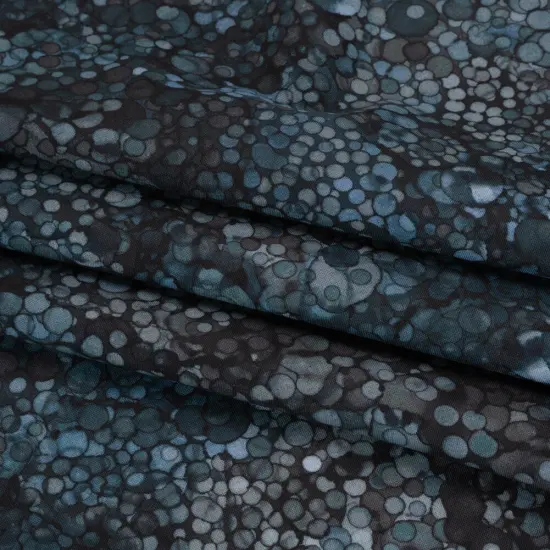 1 Yard Slate Bubbles Printed Quilting Cotton Fabric by Northcott Bliss Collection 43" Width {1}