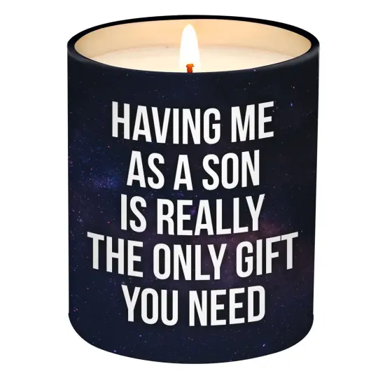 Mothers Gifts for Mom from Son, Mothers Day Gifts from Son - Gifts for Dad from Son for Fathers Day - Dad Gifts, Mom Gifts from Son - Birthday Gifts for Mom, Dad Birthday Gifts Candle 10Oz {1}