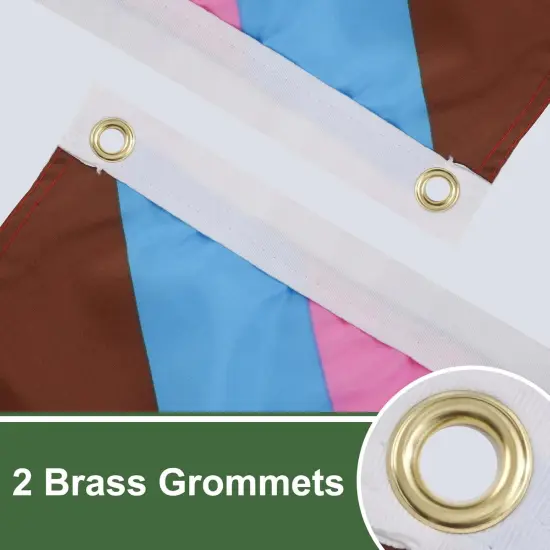 New Intersex Progress Pride Flag 3x5 ft, Double Side Inclusive New Pride Flags for Outdoor LGBTQ Gay Lesbian Transgender Rainbow All Inclusive LGBT Flags {4}