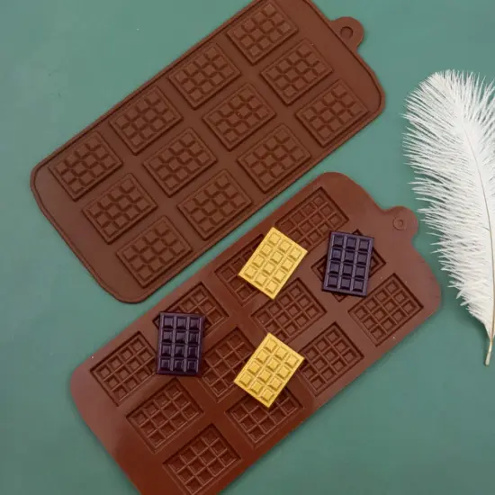 Silicone Chocolate Bar Mold Flexible Candy, Chocolate & Jelly Mold for DIY Treats {2}