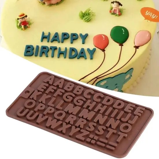 ABC Silicone Mold Flexible Alphabet Candy & Jelly Mold for DIY Treats {4}