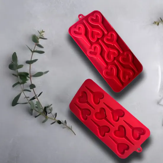 Romantic Heart-Shaped Silicone Mold for Candy, Chocolate & Jelly {4}