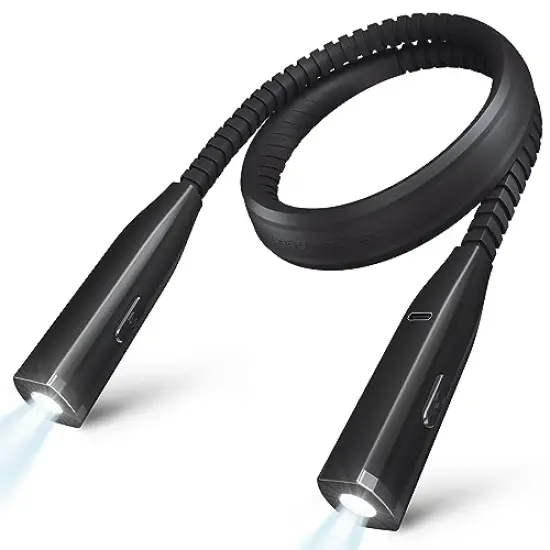 Neck Light - 3-Color & 5-Brightness, Comfortable Silicone Arm, Eye-Caring for Reading, Knitting, Crafting {1}