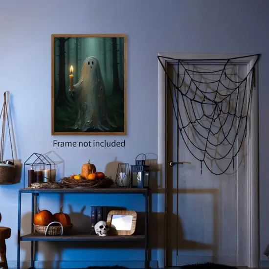 Moody Forest Spooky Poster {3}