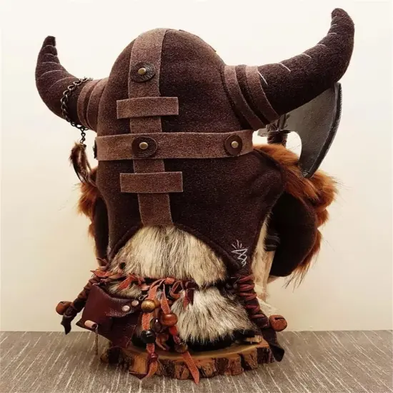 Viking Warrior Fall Gnome Doll Table Ornaments {3}