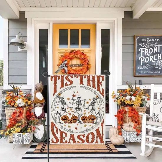 Thanksgiving Halloween Garden Flags(12x18 Inch) {4}