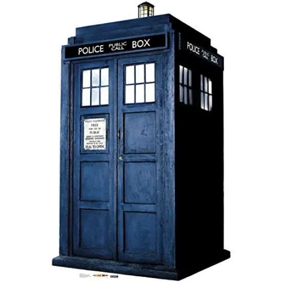 1/4 Sheet ~ Doctor Who Tardis Solo Birthday ~ Edible Cake Image Topper!!! {1}