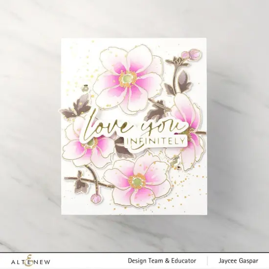 Altenew Build-A-Garden: Japanese Anemone {6}