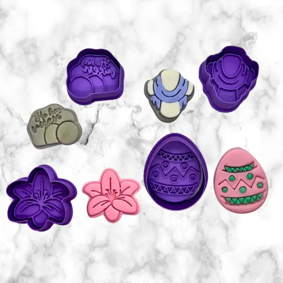 Easter He Has Risen 2 inch Cutter and Stamps {4}