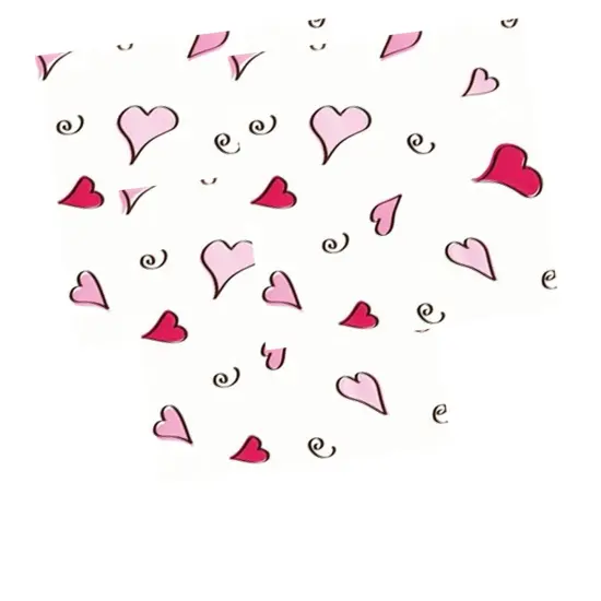 Large Swing Hearts Cello Treat Bag {5}