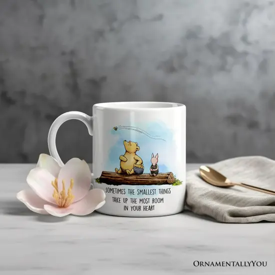 Pooh Bear&rsquo;s Heartwarming Quote Mug, Sentimental Appreciation Gift {2}