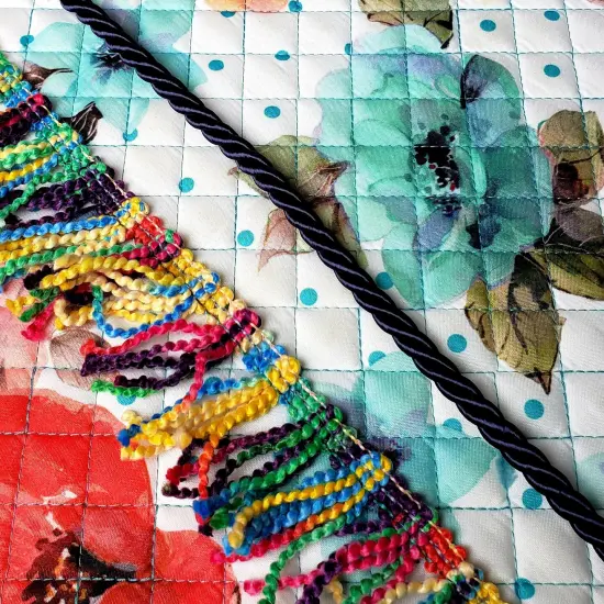 5 yards of Savannah 3/8" Twisted Cord Trim | 5 yard cut Denim {4}