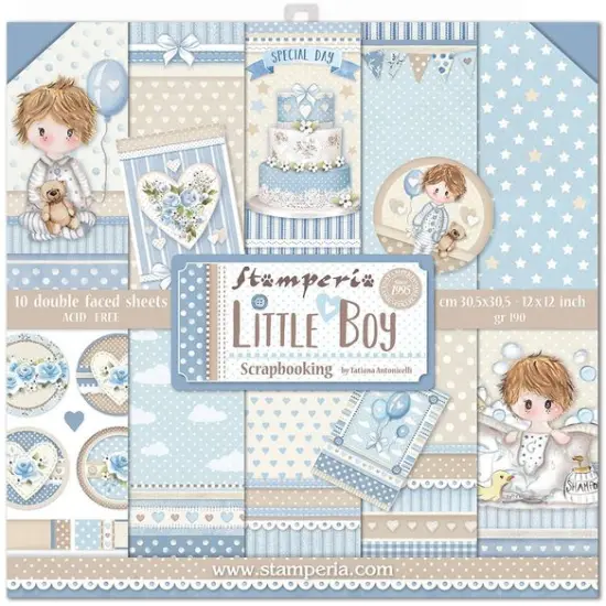 DISC - Little Boy Paper Pack(10 sht) {1}