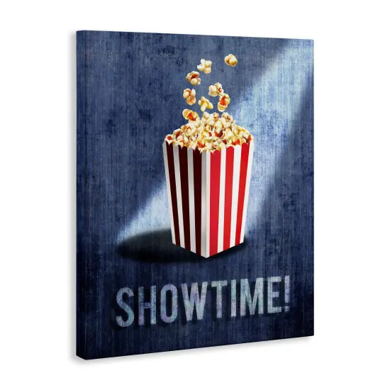 Stupell Industries Showtime Movie Night Popcorn Canvas By Susan Arnot {3}