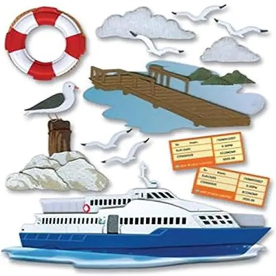 Jolee's Boutique Ferry Trip Dimensional Stickers {1}
