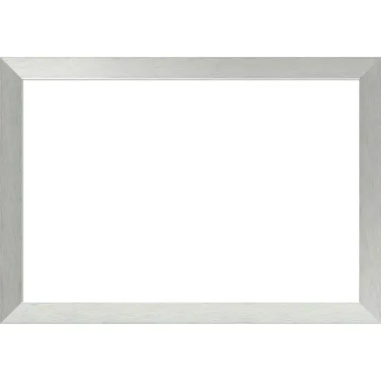 Brushed Sterling Silver Framed Dry Erase Magnetic Board {1}