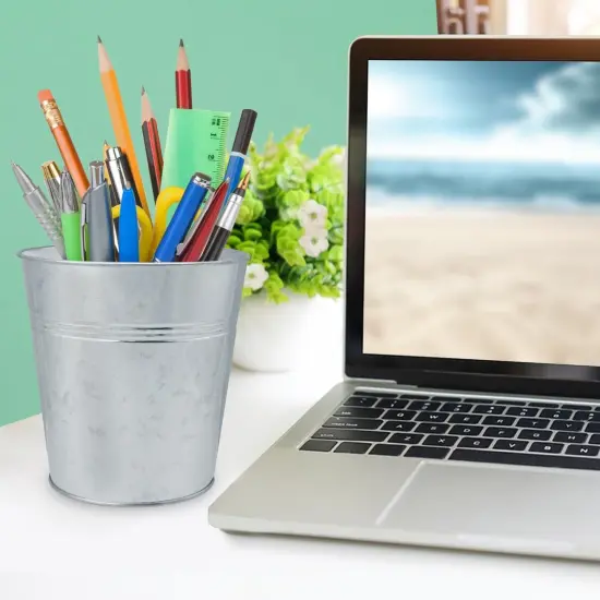 25 Pack Round Metal Bucket {5}