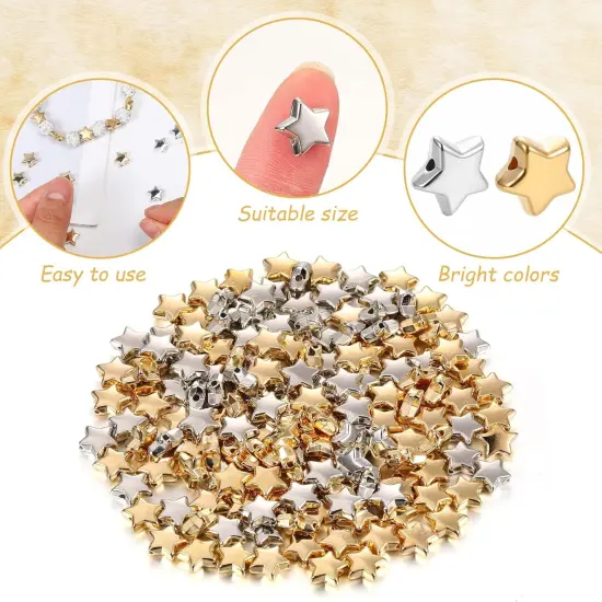 400 Pcs Star Spacer Beads {2}